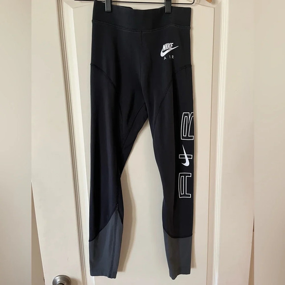 Nike Pants - Nike Air Black& Gray Stretch Leggings Women’s small